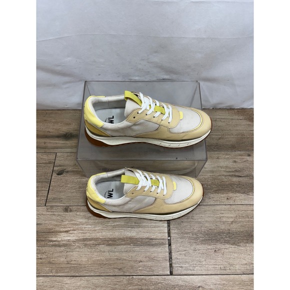 Madewell MWL SU21 Style MD781 Women's Size 9M Beige Yellow Chunky Sole Sneakers - Picture 9 of 10